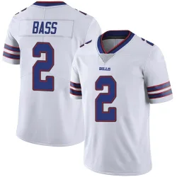 Youth Tyler Bass Buffalo Bills No.2 Limited Color Rush Vapor Untouchable Jersey - White