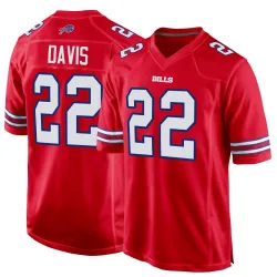 Youth Vontae Davis Buffalo Bills No.22 Game Alternate Jersey - Red