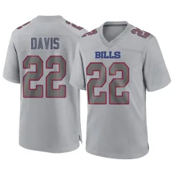 Youth Vontae Davis Buffalo Bills No.22 Game Atmosphere Fashion Jersey - Gray