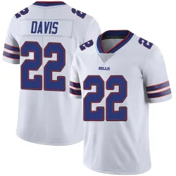 Youth Vontae Davis Buffalo Bills No.22 Limited Color Rush Vapor Untouchable Jersey - White