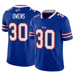 Youth Wande Owens Buffalo Bills No.30 Limited Vapor F.U.S.E. Jersey - Royal